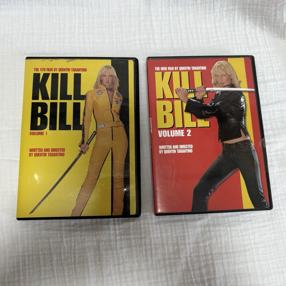 KILL BILL VOLUME 1-2 WRITTEN AND DIRECTED BY QUENTIN TARANTINO FREE SHIPPING